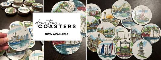 Downtown Coasters now available - Blog - Downtown Sketcher attending