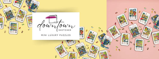 Downtown Sketcher Launches Mini Luxury Puzzles: Small in Size, Big in Meaning