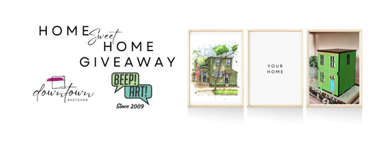 Downtown Sketcher & BeepArt's Home Sweet Home Giveaway!
