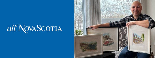 Nova Scotia Storefronts Inspire Newly Arrived Artist