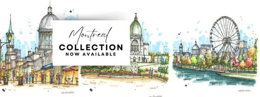 New Montréal Sketches: Three Landmarks, One City