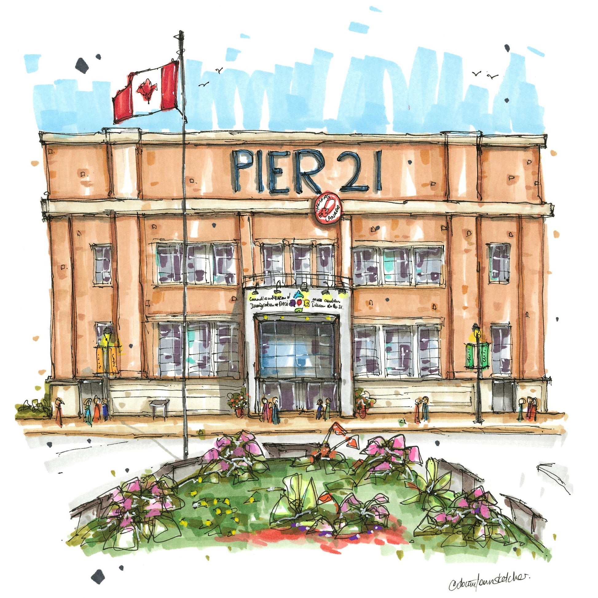 Canadian Museum of Immigration at Pier 21, Greeting Card