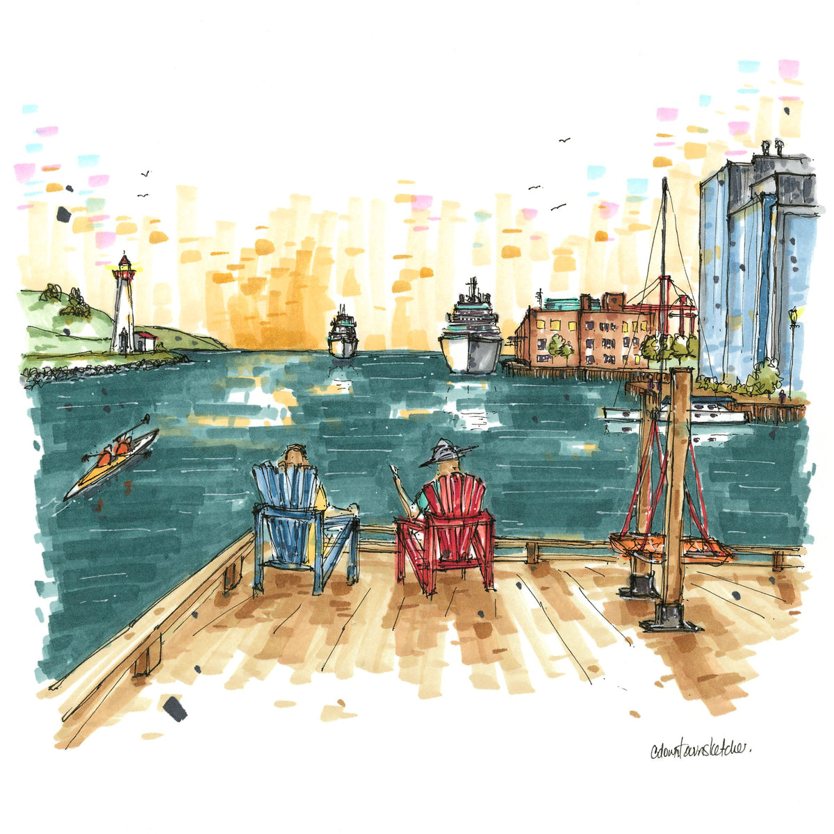 Halifax Waterfront Sunrise - Downtown Coaster