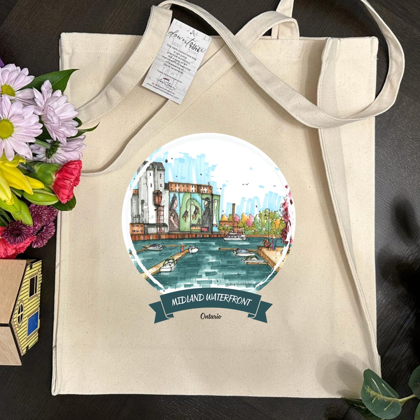ADM grain elevator, Midland Waterfront, Ontario - Downtown Tall Tote