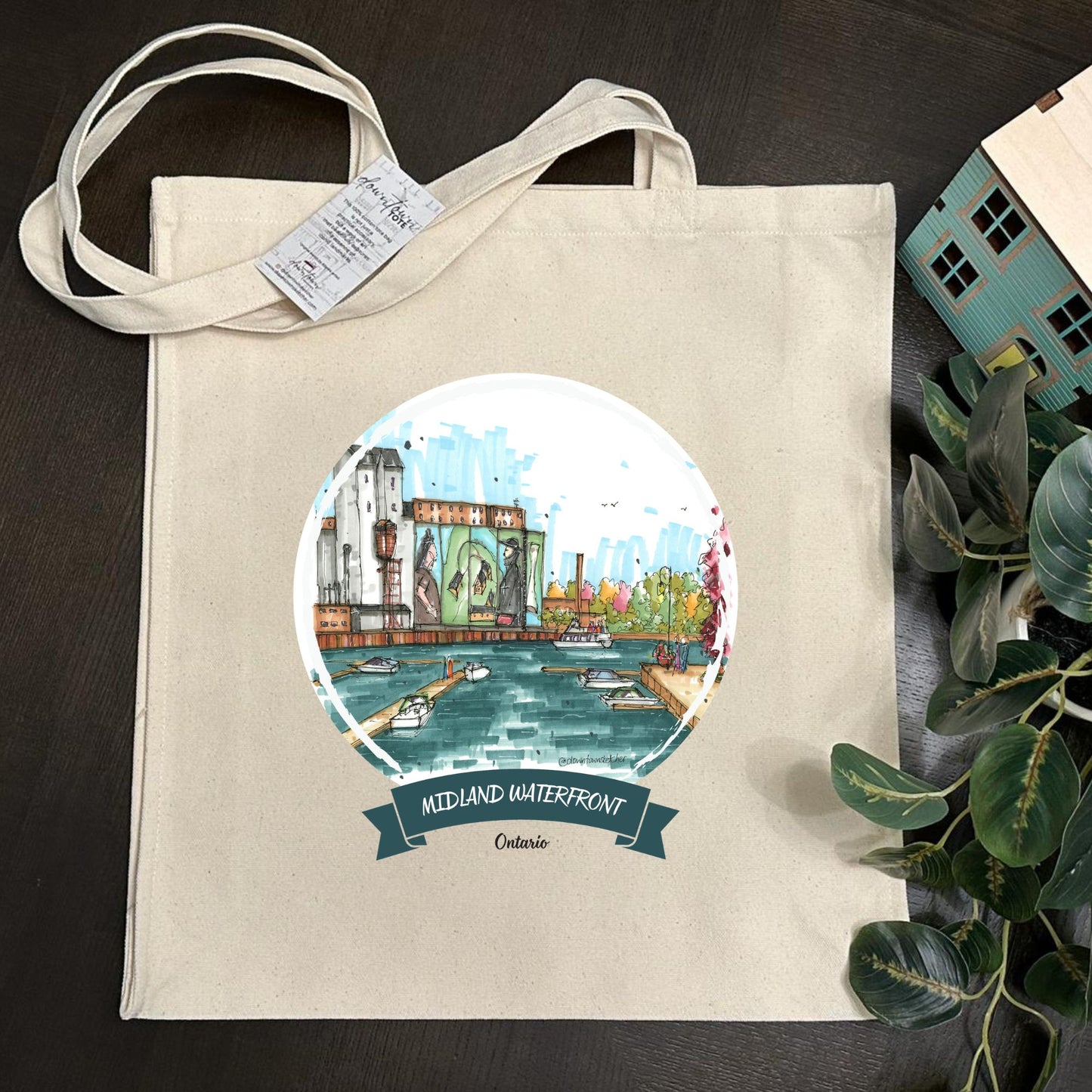 ADM grain elevator, Midland Waterfront, Ontario - Downtown Tall Tote