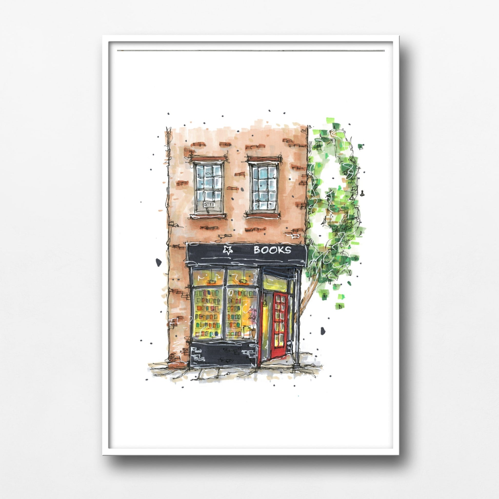 DTS0036 - Books - New York- Artwork Print Sketch 2 - Downtown Sketcher