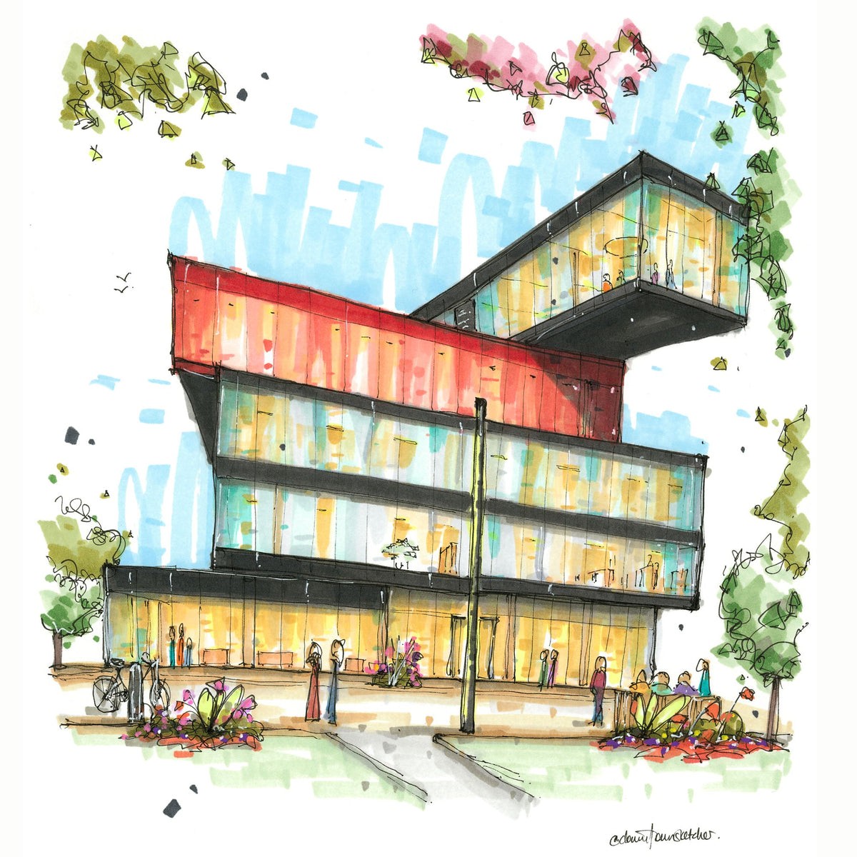 Halifax Central Library - Downtown Coaster