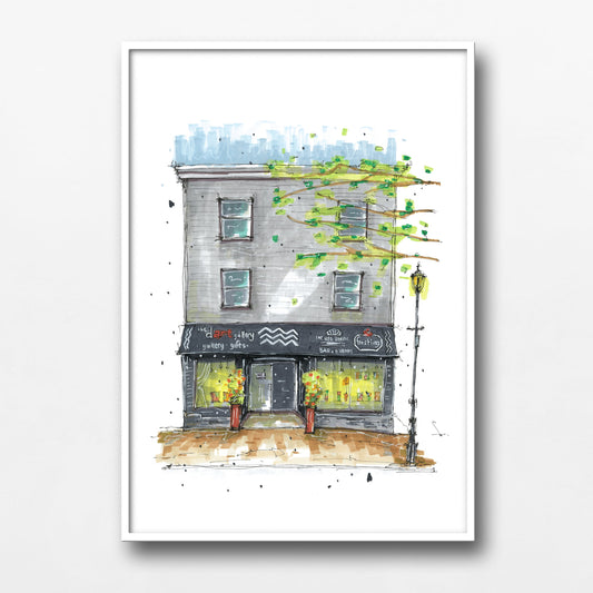 The Dart Gallery, Dartmouth, Nova Scotia, Print, Downtownsketcher, Wynand van Niekerk, DTS0065