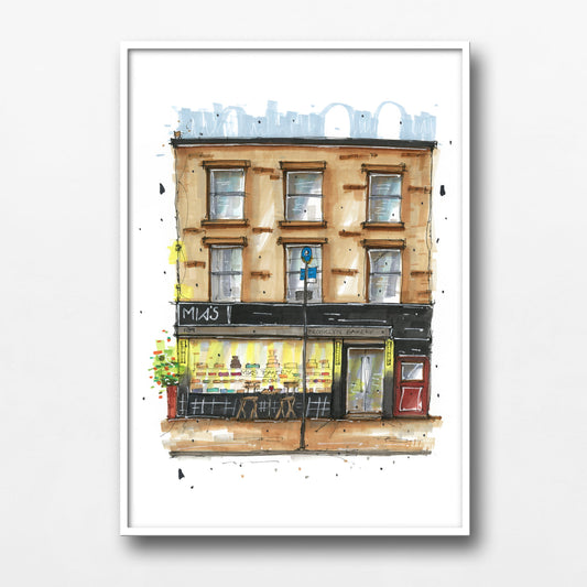 DTS0069 - Mia's Brooklyn Bakery, Art Print - Artwork Print Sketch 2 - Downtown Sketcher (3)