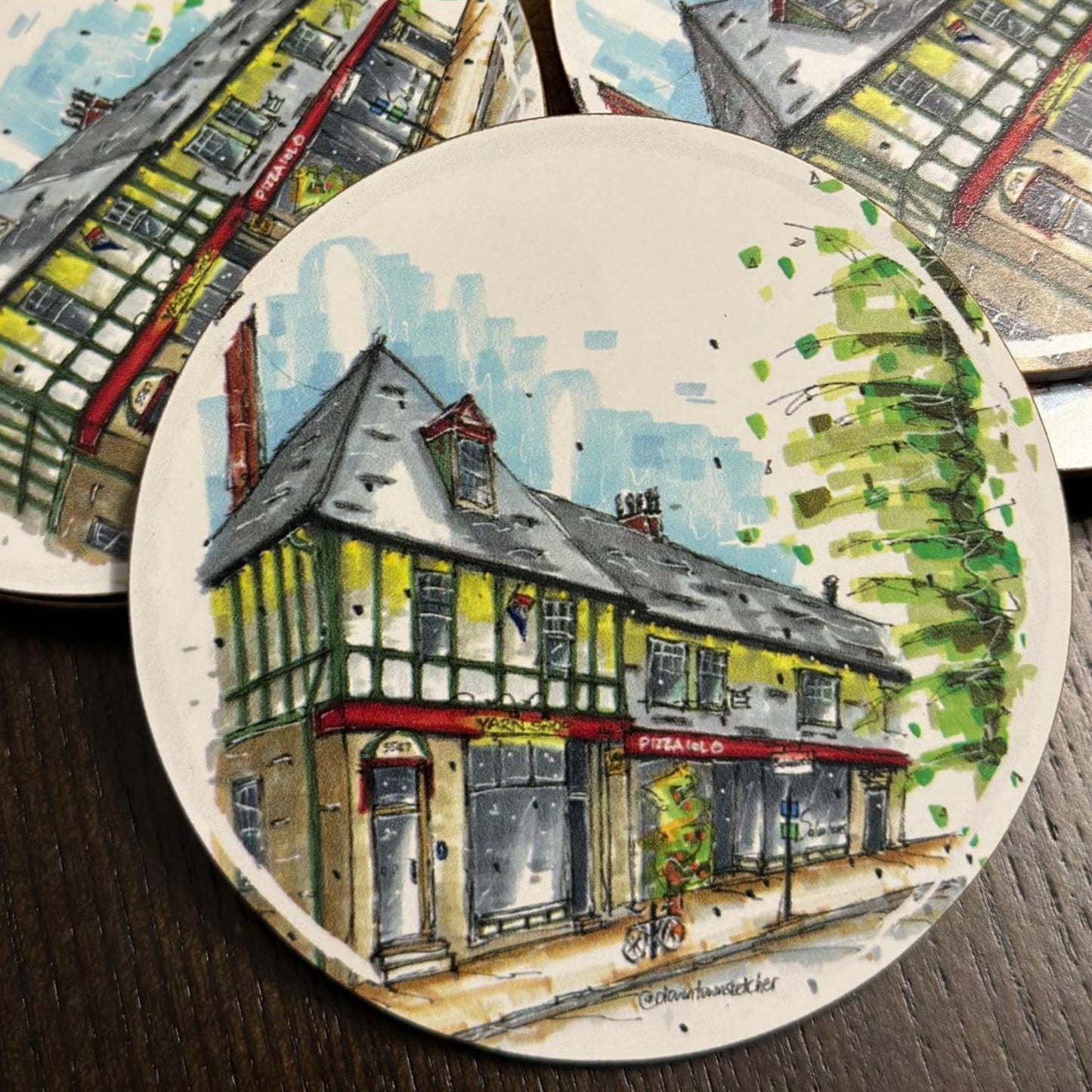 DTS0097 - Hydrostone Halifax - Downtown Coasters by Downtown Sketcher