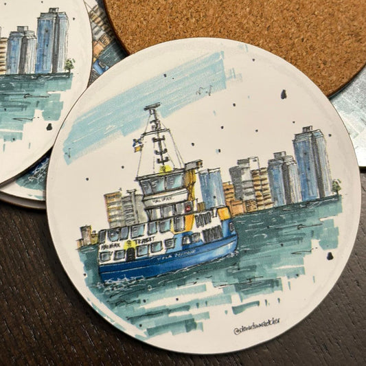 DTS0105 - Halifax Ferry - Downtown Coasters by Downtown Sketcher