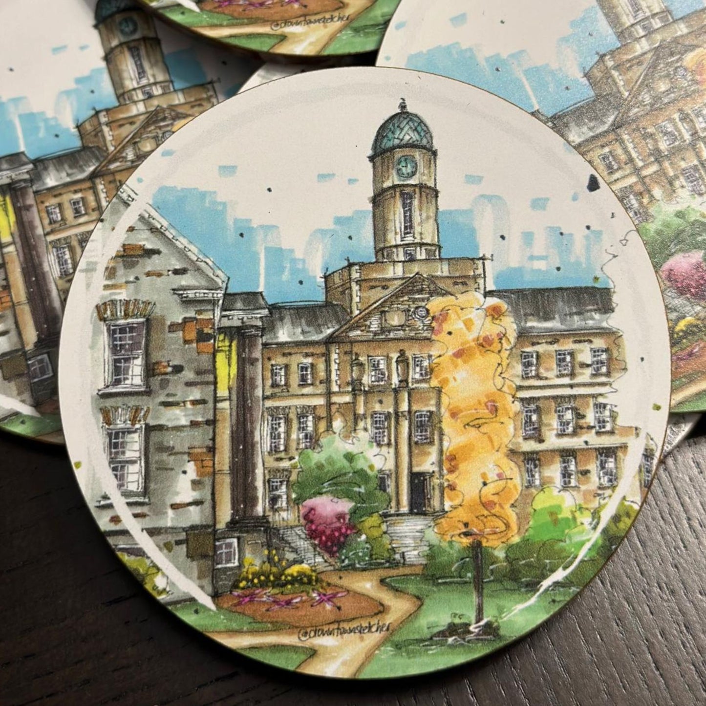 DTS0147 Henry Hicks Building, Dalhousie University, Halifax  - Downtown Coasters by Downtown Sketcher