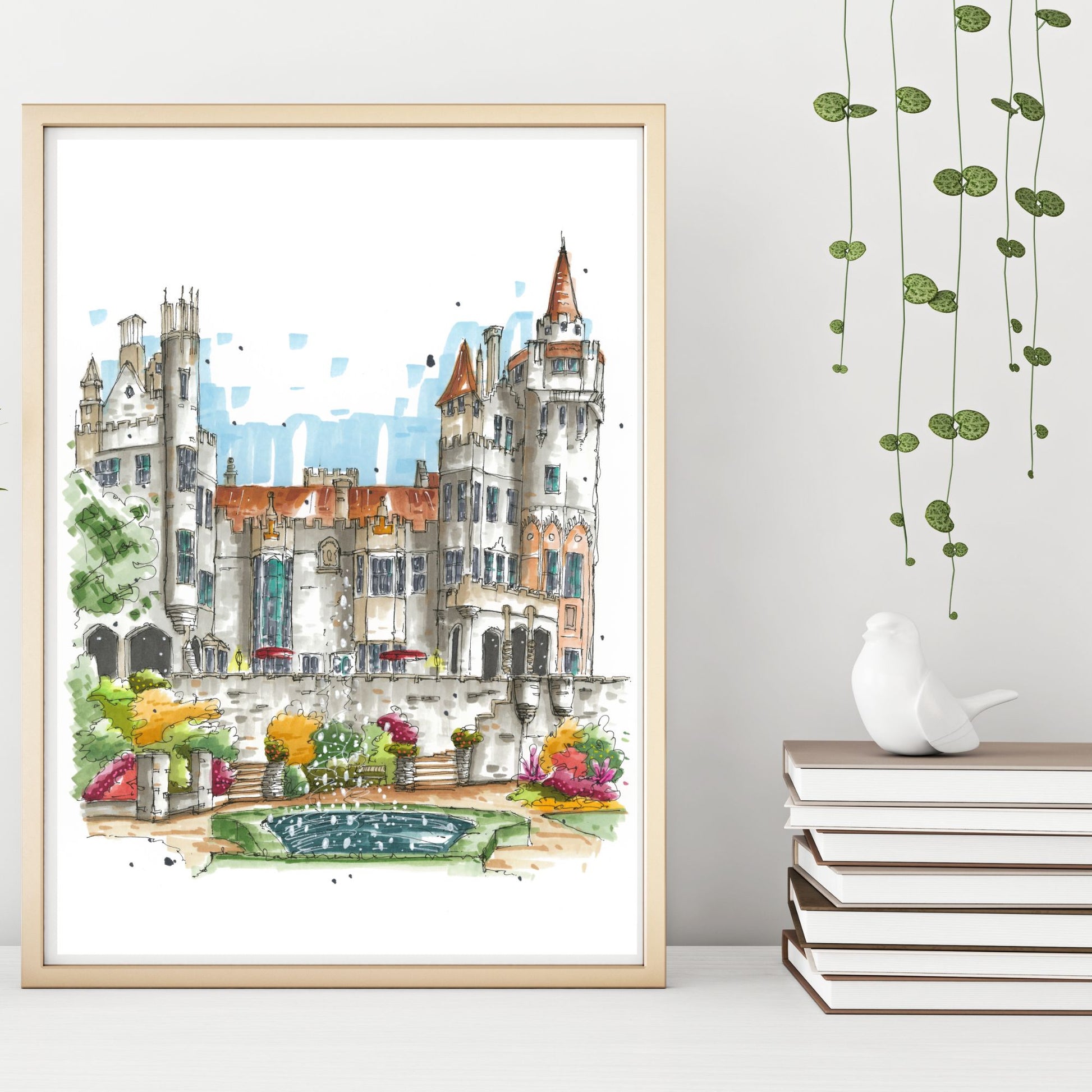 DTS0177 Casa Loma, Toronto's Majestic Castle - Downtown Sketcher