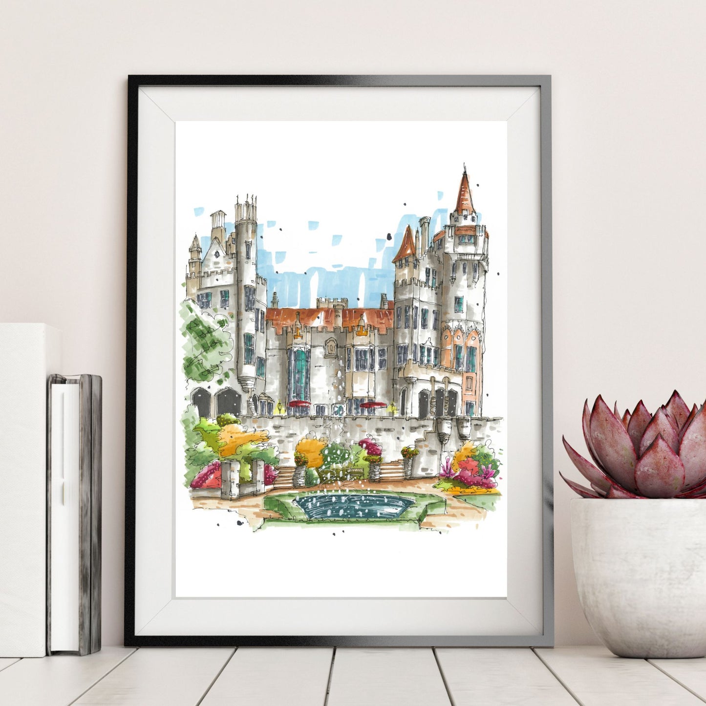 DTS0177 Casa Loma, Toronto's Majestic Castle - Downtown Sketcher