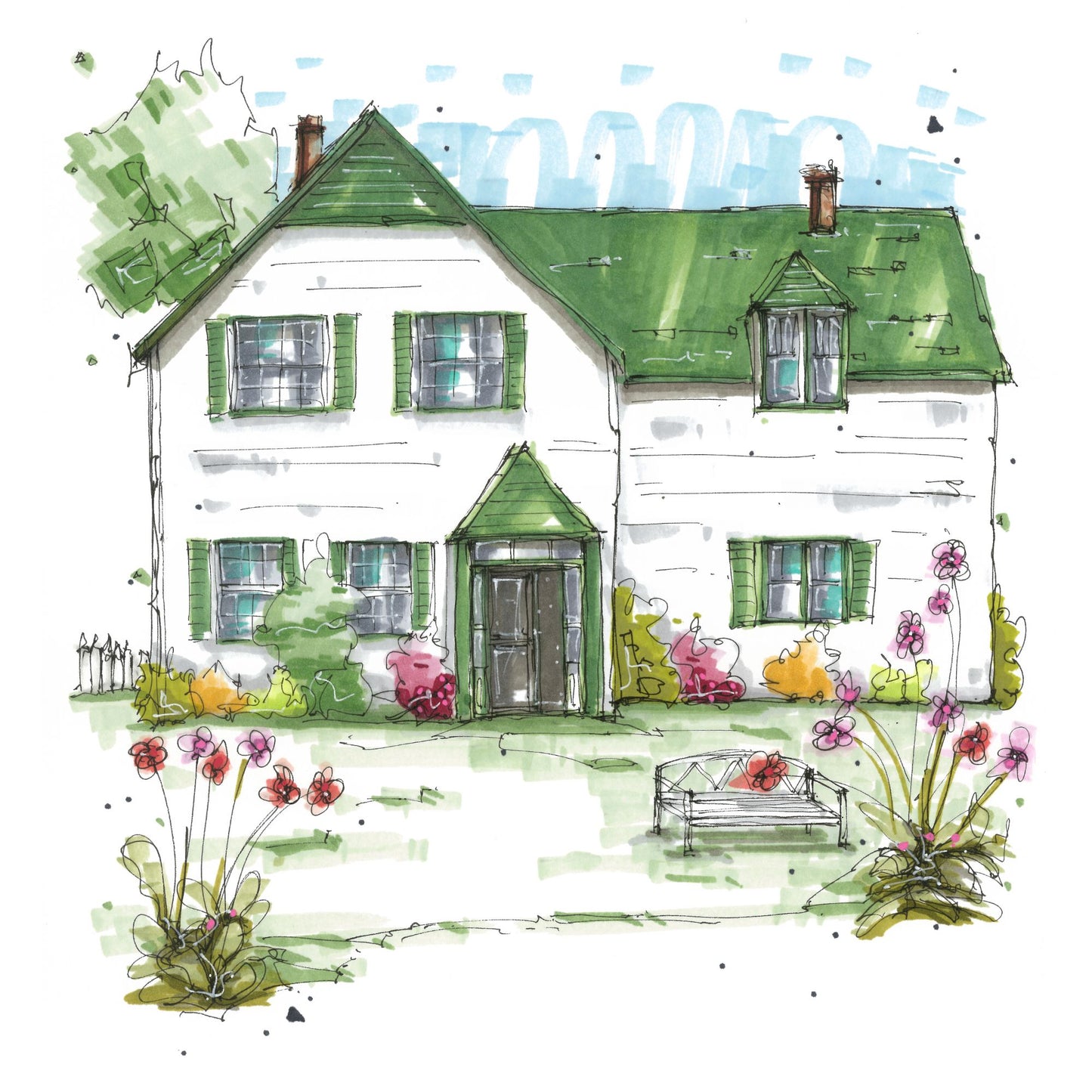 DTS0201 Anne of Green Gables Heritage Place, Prince Edward Island - Downtown Sketcher