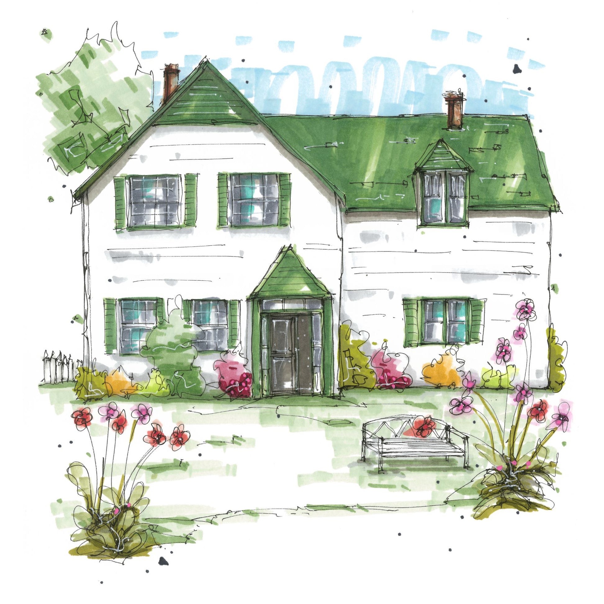 DTS0201 Anne of Green Gables Heritage Place, Prince Edward Island - Downtown Sketcher