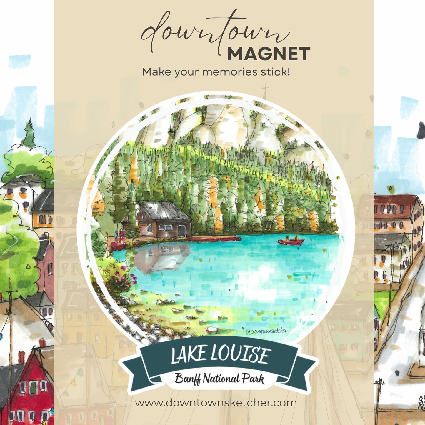 The Boathouse at Fairmont Chateau Lake Louise, Alberta - Downtown Magnet