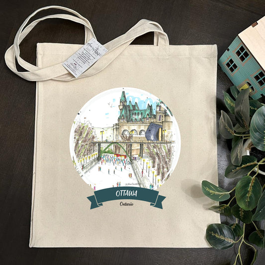 Skating the Rideau Canal, Ottawa - Downtown Tote Tall