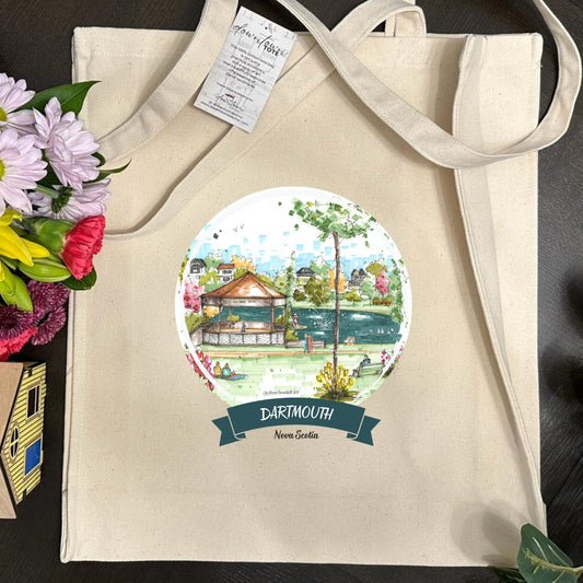 DTS0249 Sullivan's Pond, Dartmouth - Tote Bag - Downtown Sketcher