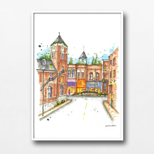 DTS0260 The Clock Tower Centre, Bracebridge, Ontario - Downtown Sketcher