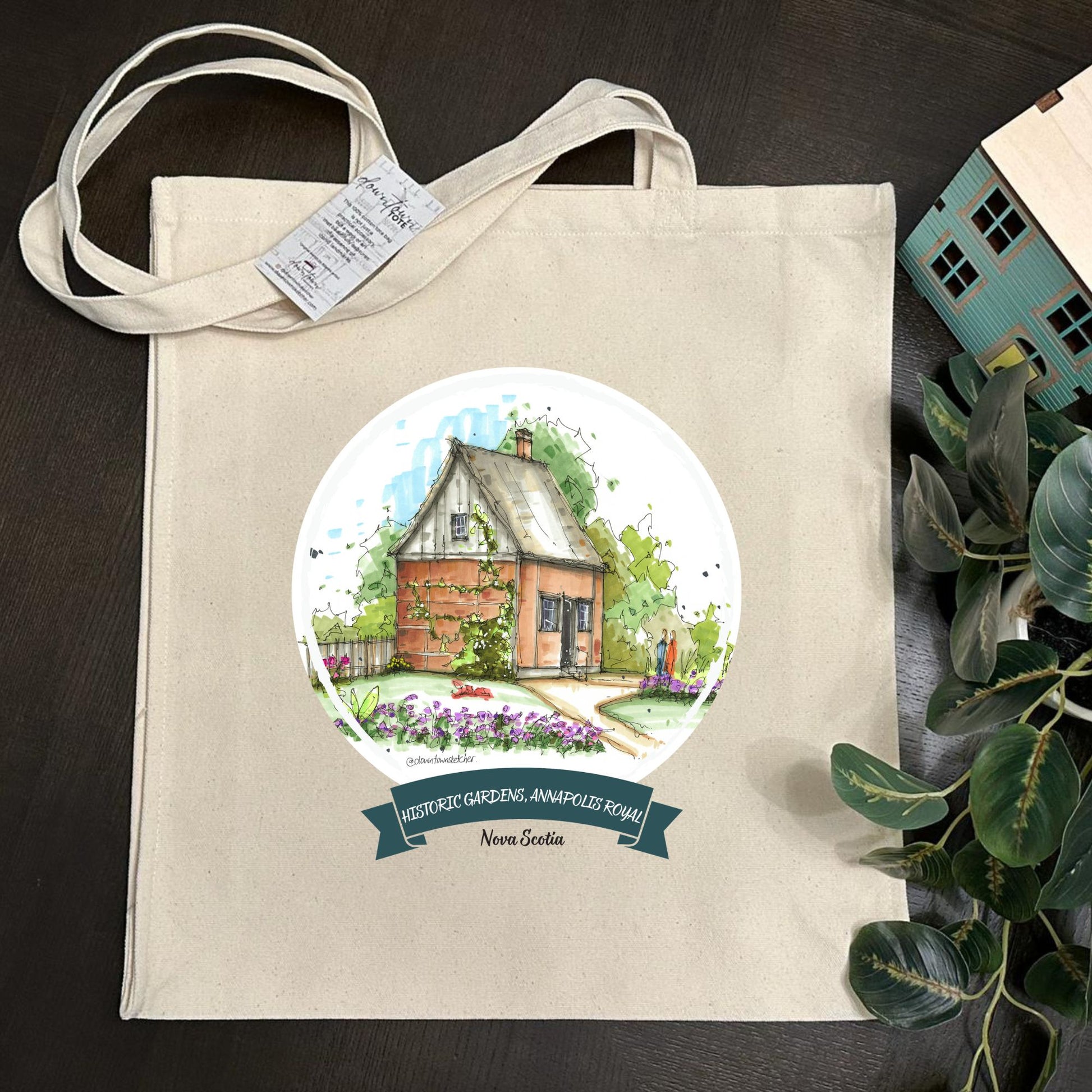 Acadian Garden, Historic Gardens, Annapolis Royal - Downtown Tote Tall