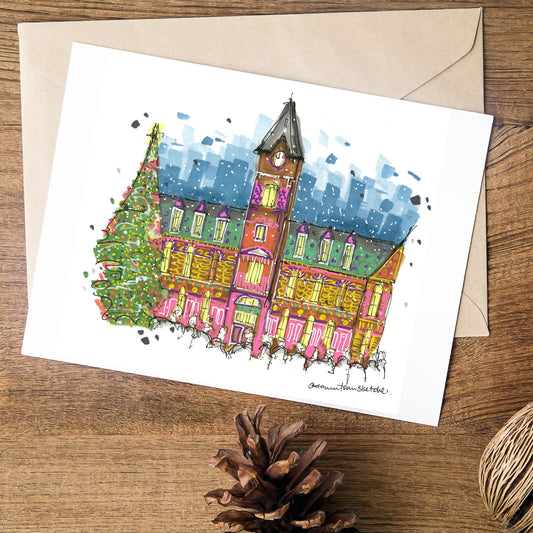 Halifax City Hall Holiday Projection Christmas Card