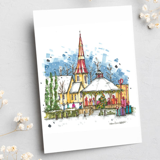 Christmas Gifts at Mahone Bay Gazebo - Christmas Card