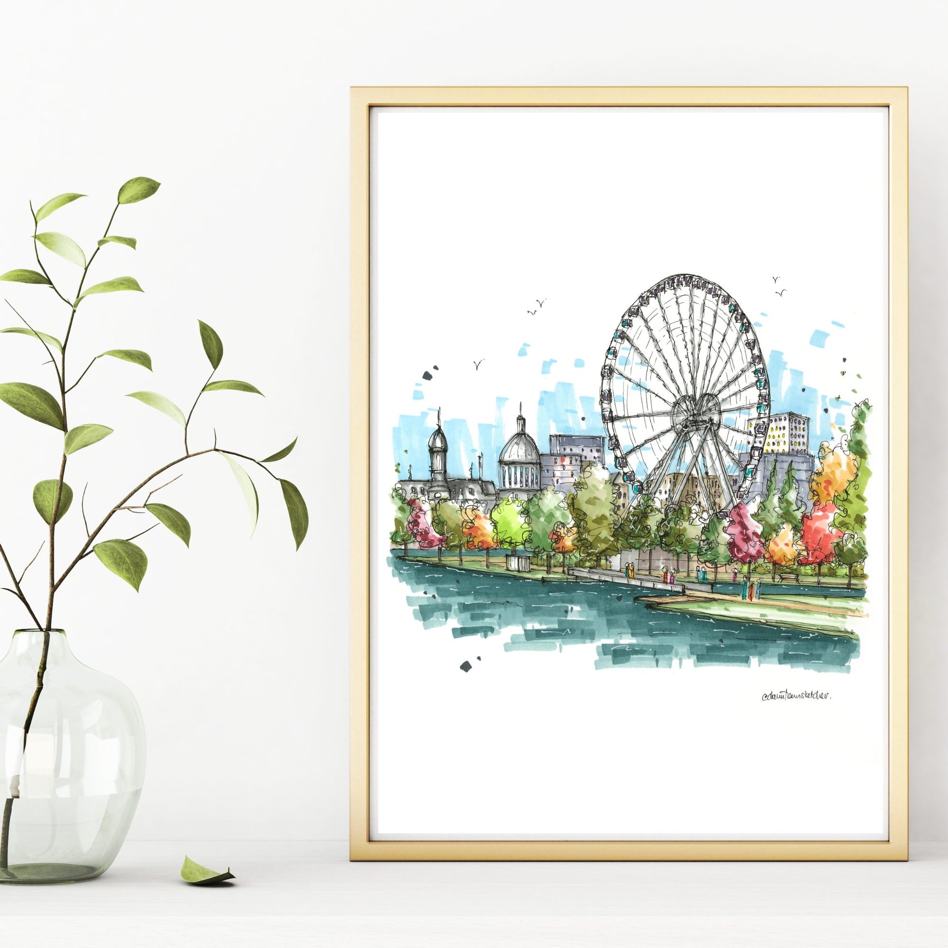 La Grande Roue de Montréal & Marché Bonsecours
