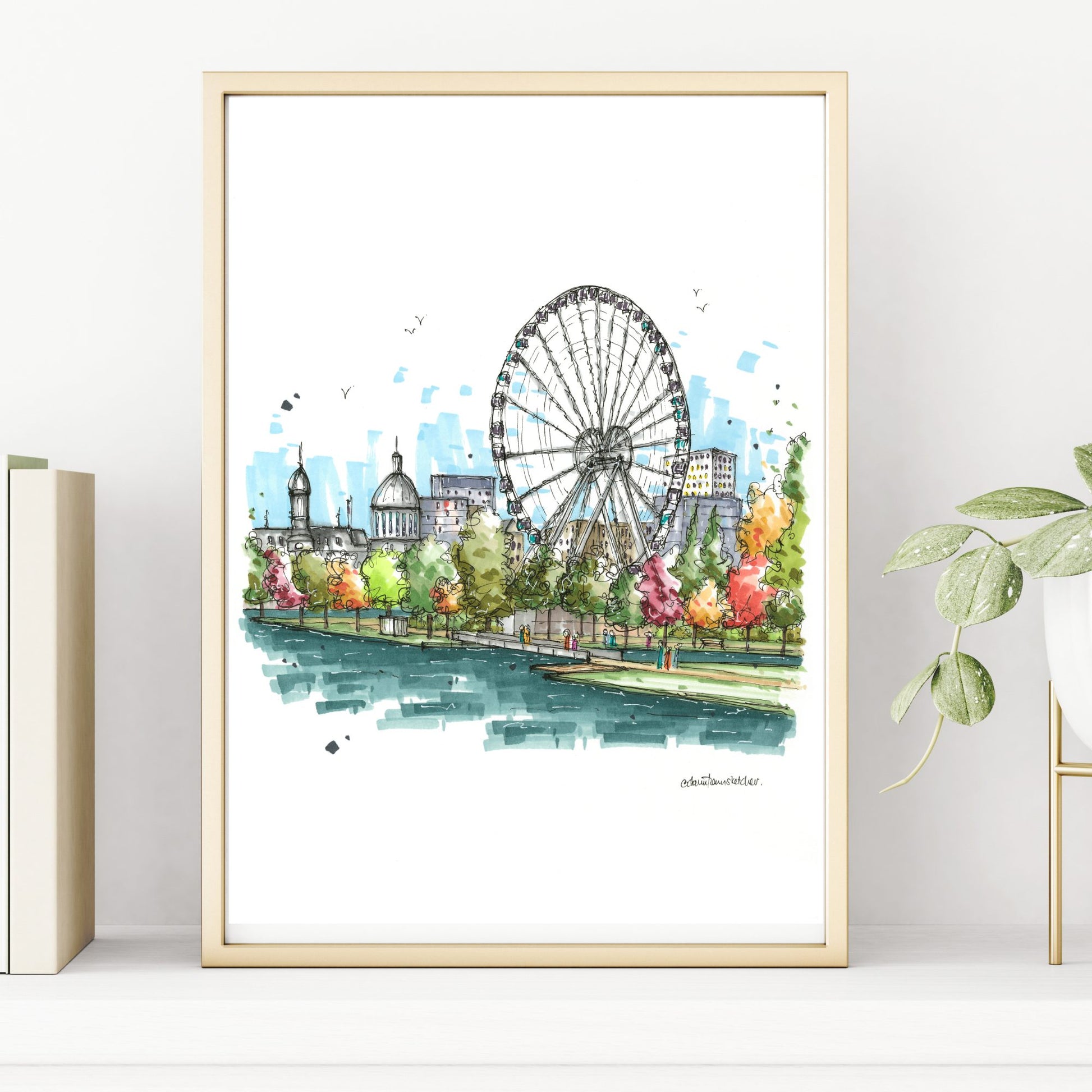 La Grande Roue de Montréal & Marché Bonsecours