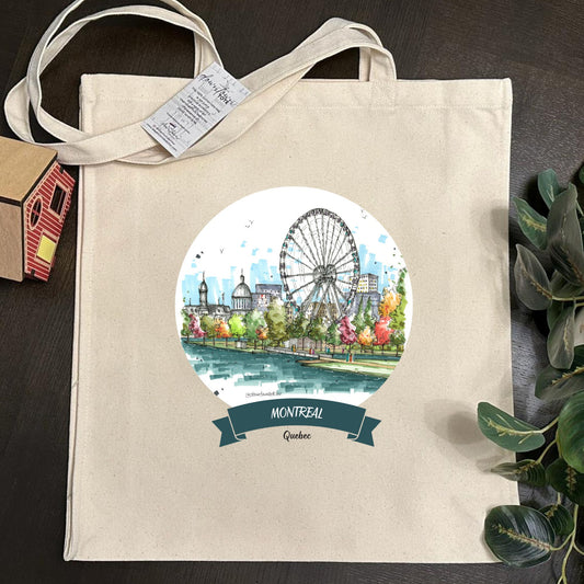 La Grande Roue de Montréal & Marché Bonsecours - Downtown Tote Tall