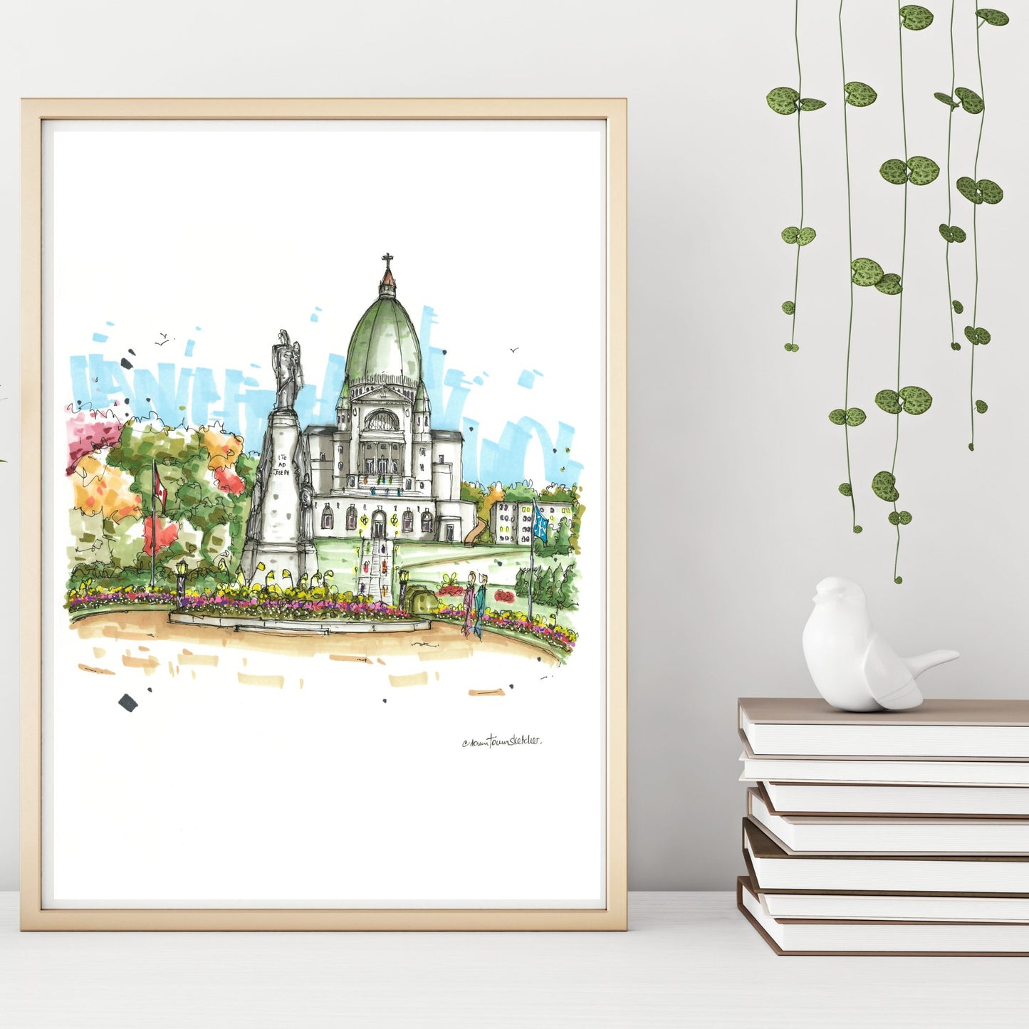  DTS0282 Saint Joseph's Oratory, Mount-Royal, Montreal - Downtown Sketcher