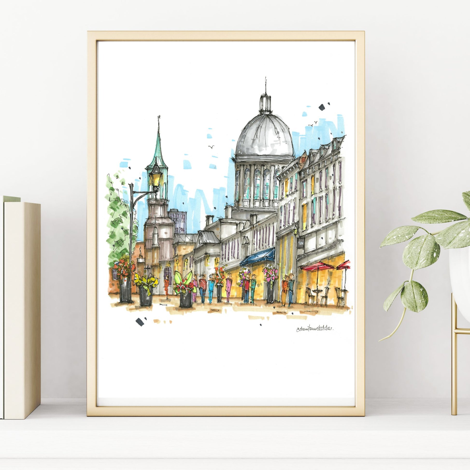 DTS0283 Rue St-Paul, Montreal - Downtown Sketcher