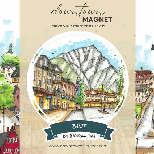 Banff, Banff National Park, Alberta - Downtown Magnet