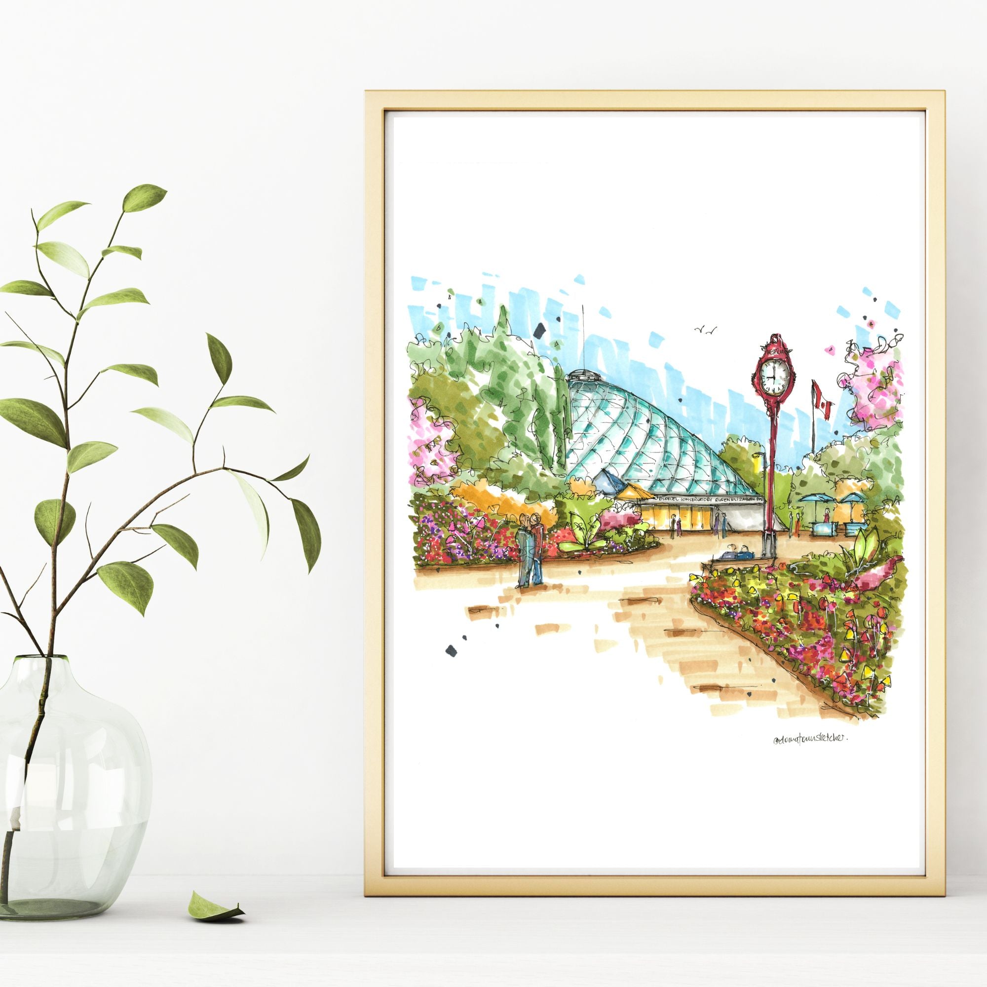 Bloedel Conservatory Vancouver Art Print | Queen Elizabeth Park