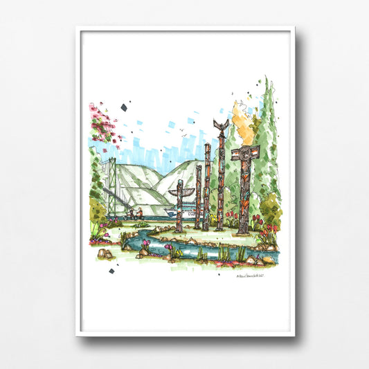 Totem Poles at Stanley Park, Vancouver