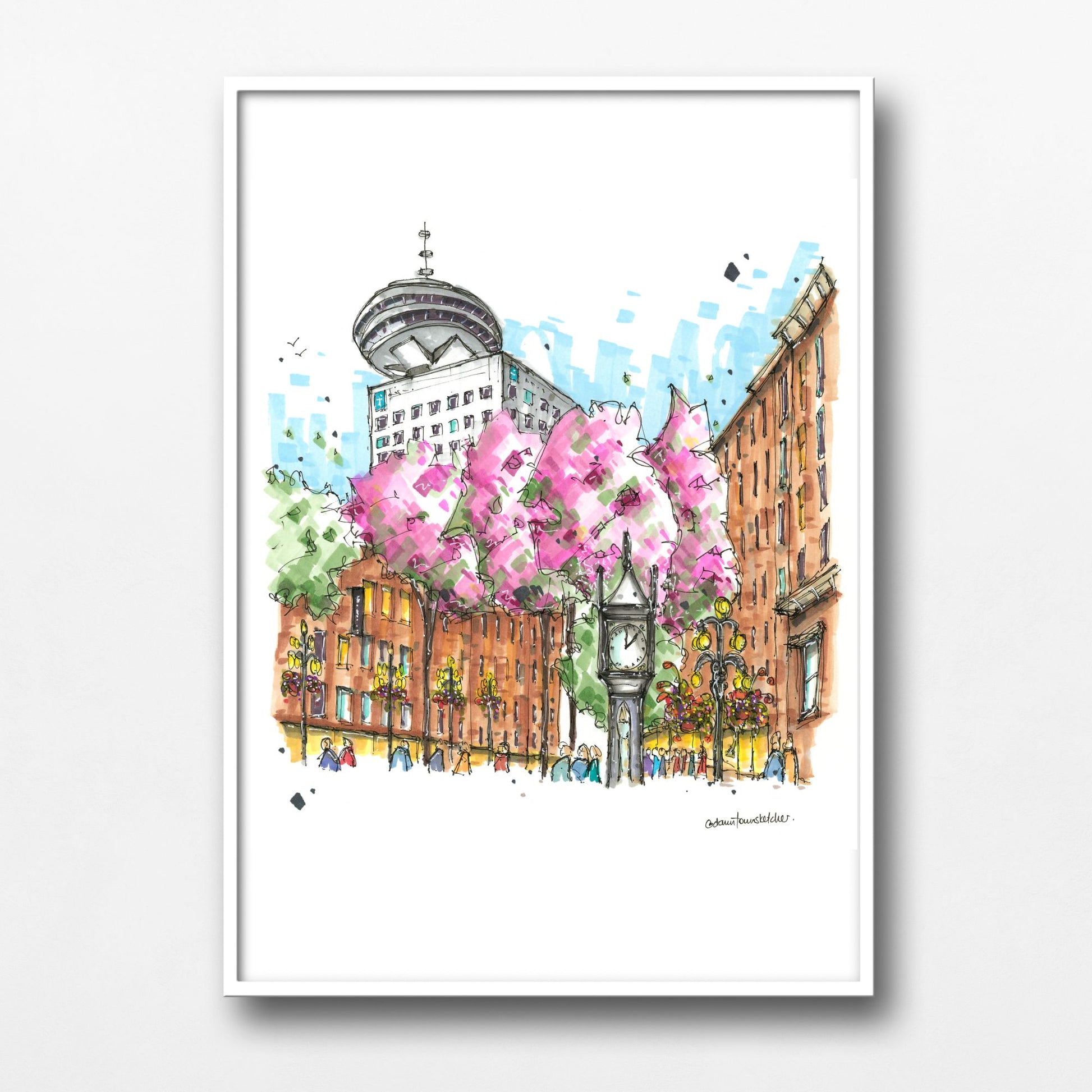 Vancouver Lookout and Gastown Steam Clock