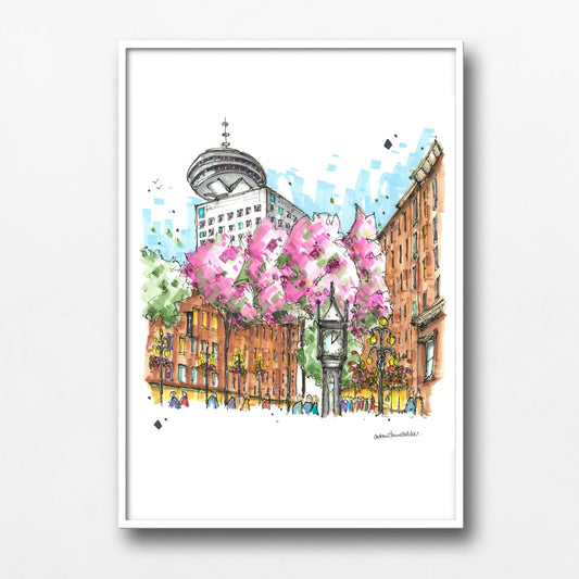 Vancouver Lookout and Gastown Steam Clock