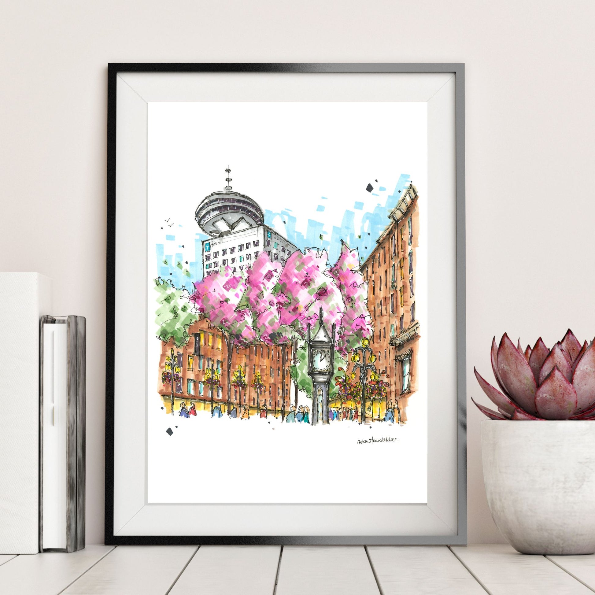 Vancouver Lookout and Gastown Steam Clock