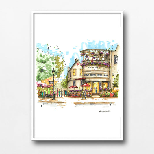 Shaw Cafe and Wine Bar street scene, Niagara on the Lake