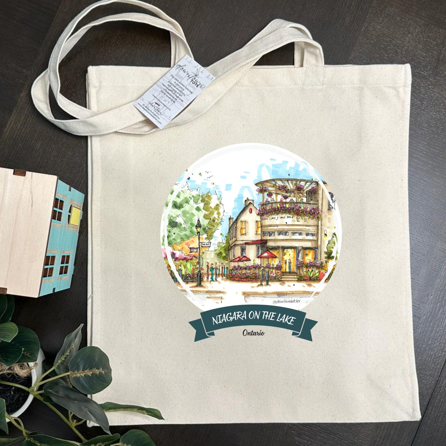 Shaw Cafe and Wine Bar street scene, Niagara on the Lake - Downtown Tall Tote