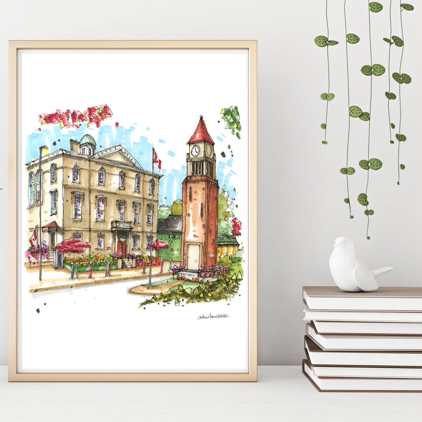 The Memorial Clock Tower and Court House Theatre, Niagara on the Lake