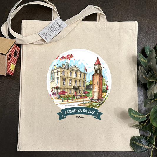 The Memorial Clock Tower and Court House Theatre, Niagara on the Lake - Downtown Tall Tote