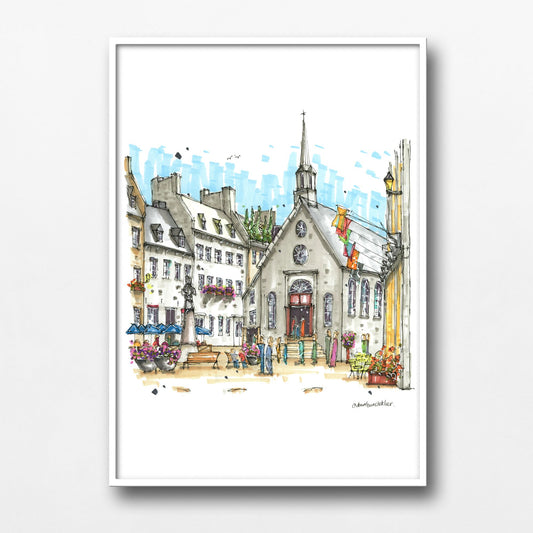 Place Royale and Notre-Dame-des-Victoires Catholic Church, Quebec City, Quebec