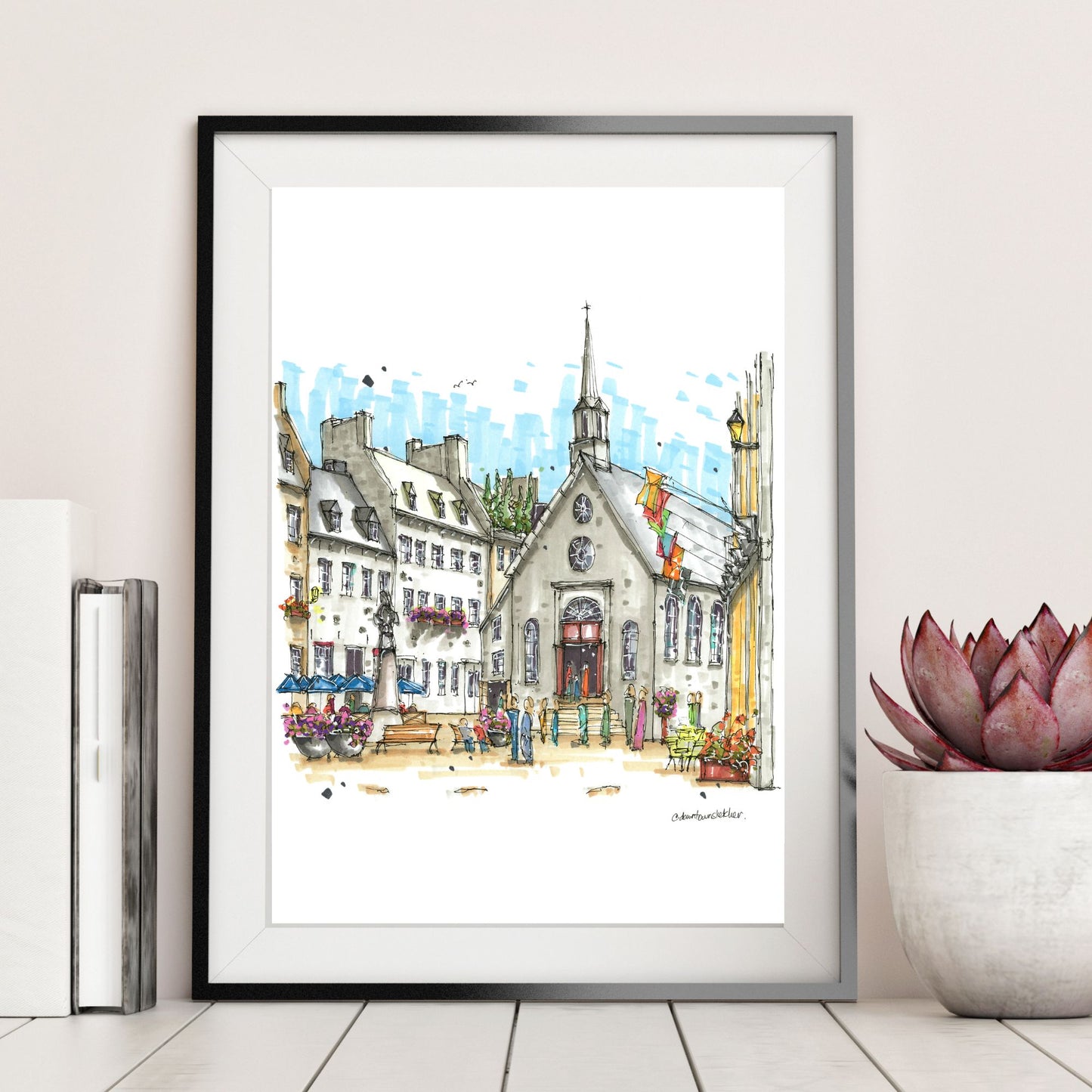 Place Royale and Notre-Dame-des-Victoires Catholic Church, Quebec City, Quebec