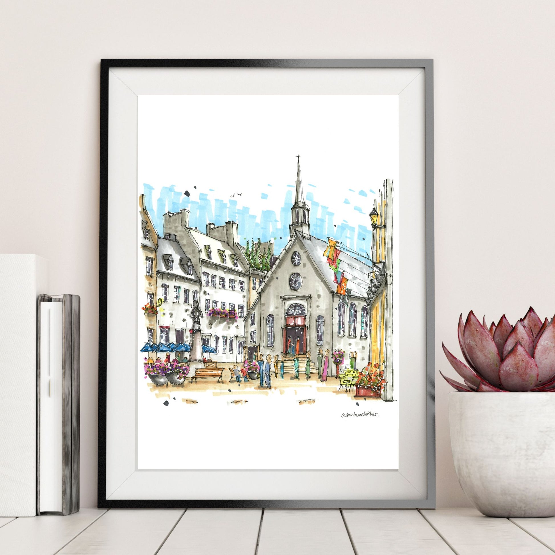 Place Royale and Notre-Dame-des-Victoires Catholic Church, Quebec City, Quebec