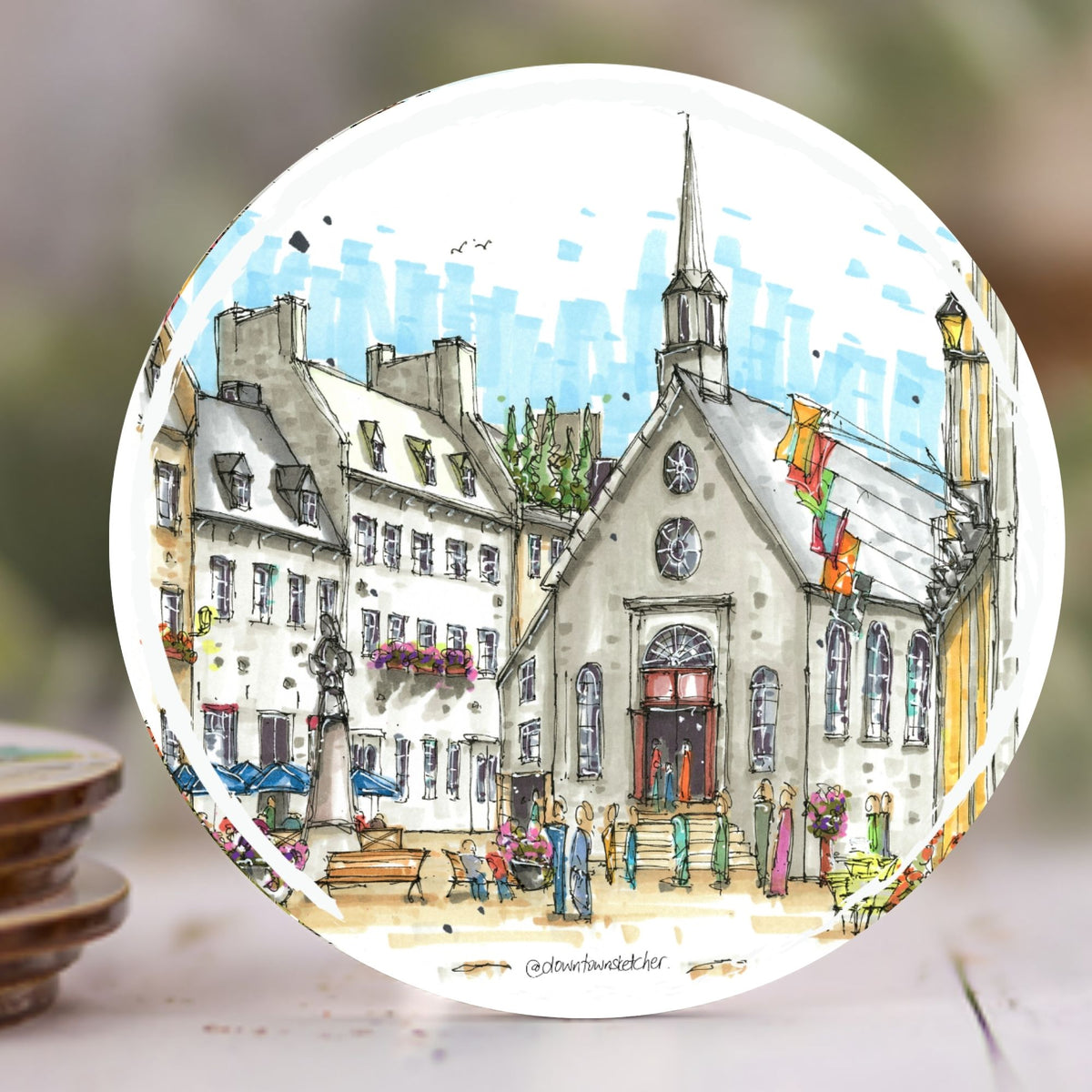 Place Royale and Notre-Dame-des-Victoires Catholic Church, Quebec City - Downtown Coaster