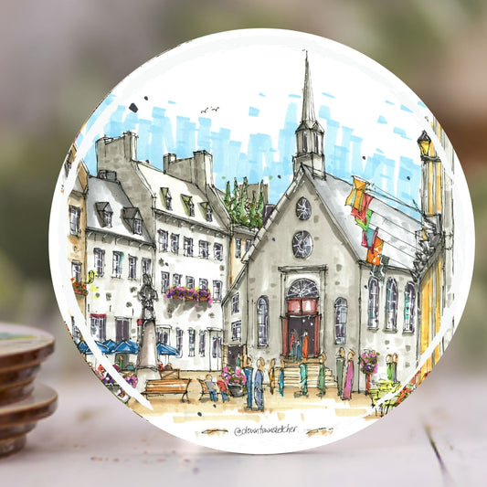 Place Royale and Notre-Dame-des-Victoires Catholic Church, Quebec City - Downtown Coaster