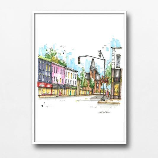 York Street & Fredericton City Hall, New Brunswick
