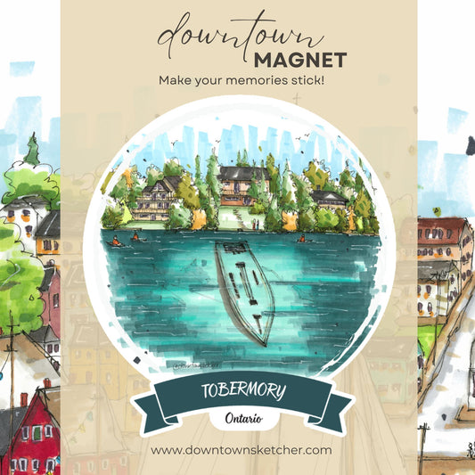 Sweepstakes Ship Wreckage, Tobermory, ON - Downtown Magnet
