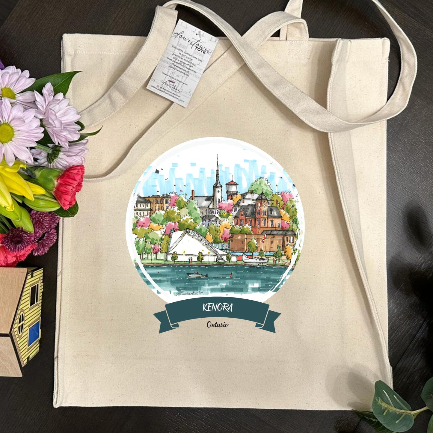 Kenora Waterfront, Ontario - Downtown Tall Tote